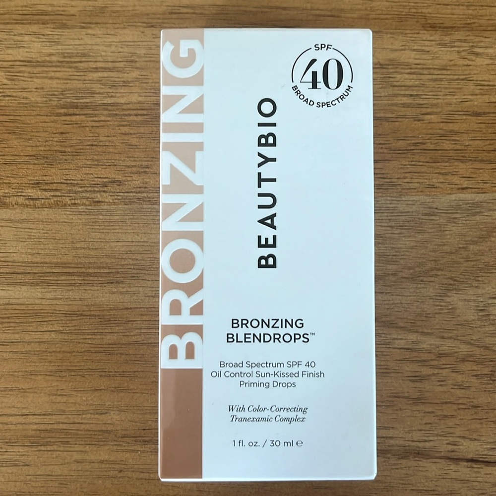 BeautyBio Bronzing Blendrops spf 40
